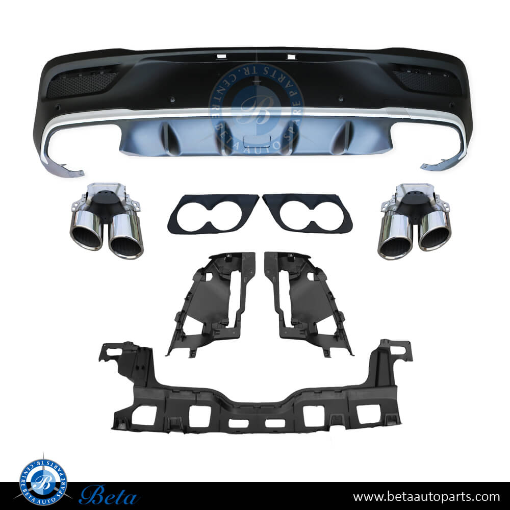Rear Diffuser AMG GLE53 for Mercedes GLE-Class Coupe C167 2019-Up models, Part Number 1678851507 Rear Diffuser AMG GLE53 for Mercedes GLE-Class Coupe C167 2019-Up models, Part Number 1678851507